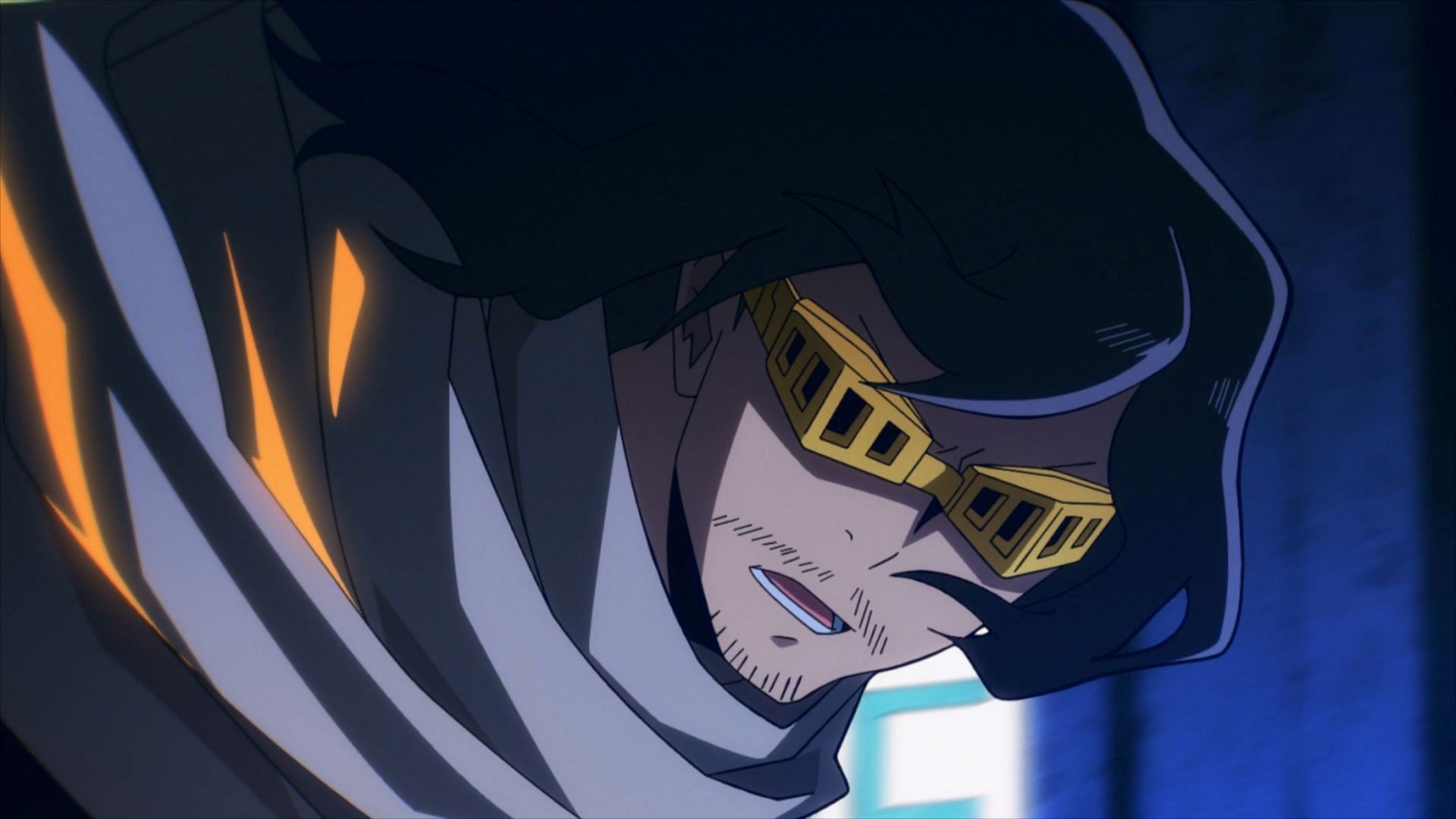 Aizawa in this episode (Image via Bones Film)